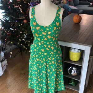 NWT Tabitha Brown Ltd Ed Poppy Fields Dress 👗 2 Roomy pockets. Stretch FUN WOW